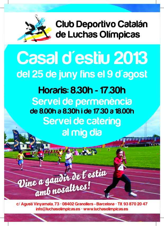 Casal estiu organitzat pel Club Deportivo Catal�n de Luchas Ol�mpicas